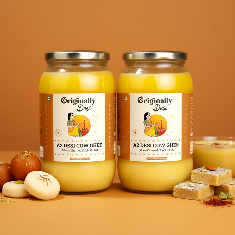 A2 Desi Cow Ghee – 2L Glass Jar