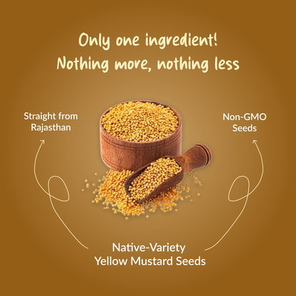 Wood-pressed Yellow Mustard Oil