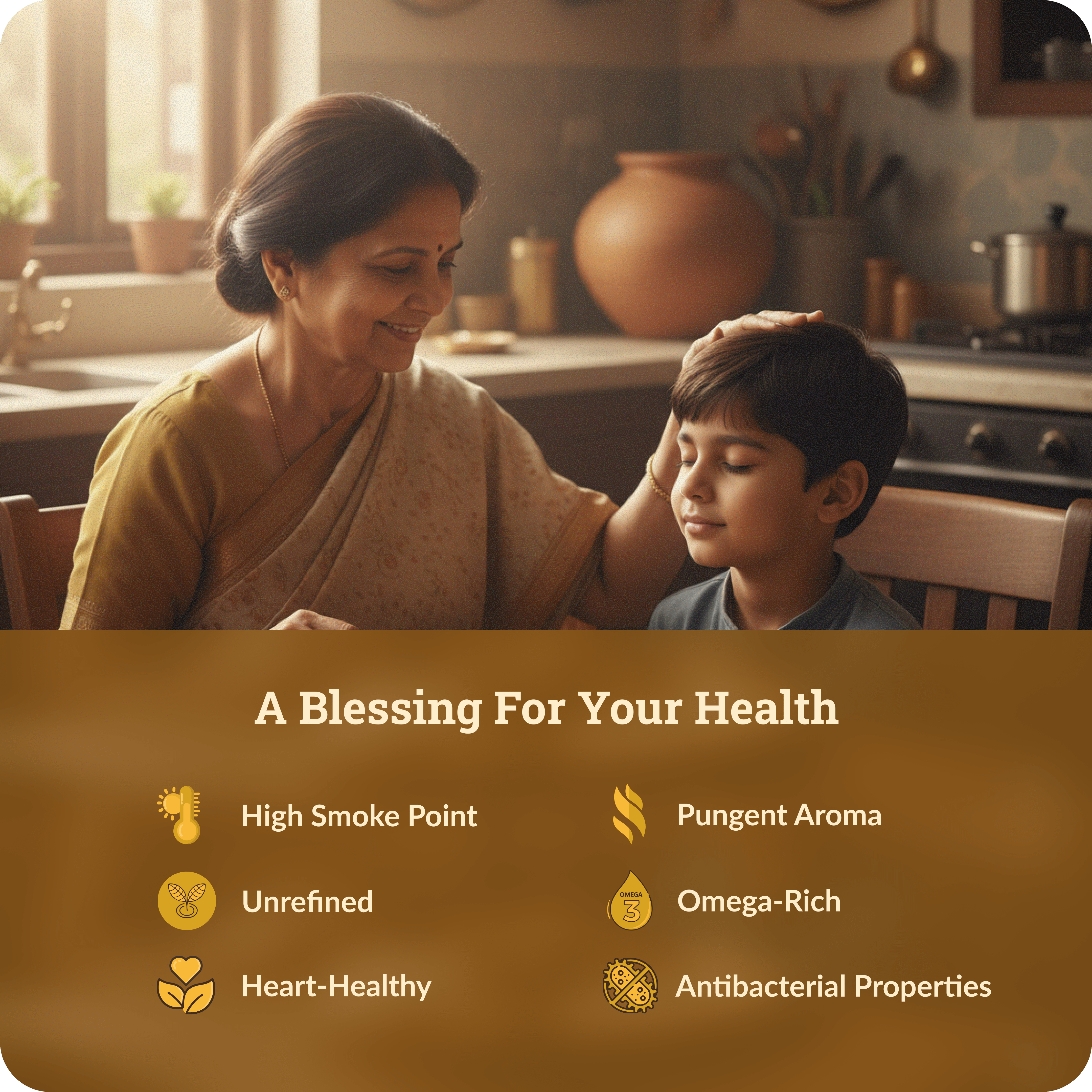 Wood-Pressed Black Mustard Oil