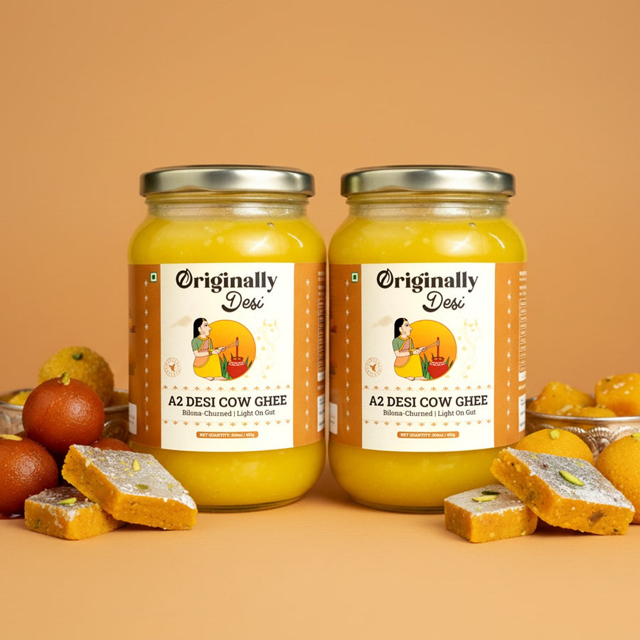 A2 Desi Cow Ghee (500ml x 2) Combo